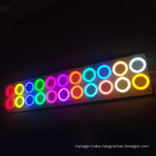 Wholesale fashion led neon sign custom RGB led neon flex lighting neon logo sign for reference